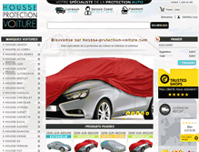 Tablet Screenshot of housse-protection-voiture.com